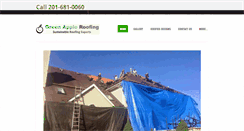 Desktop Screenshot of greenappleroofing.com